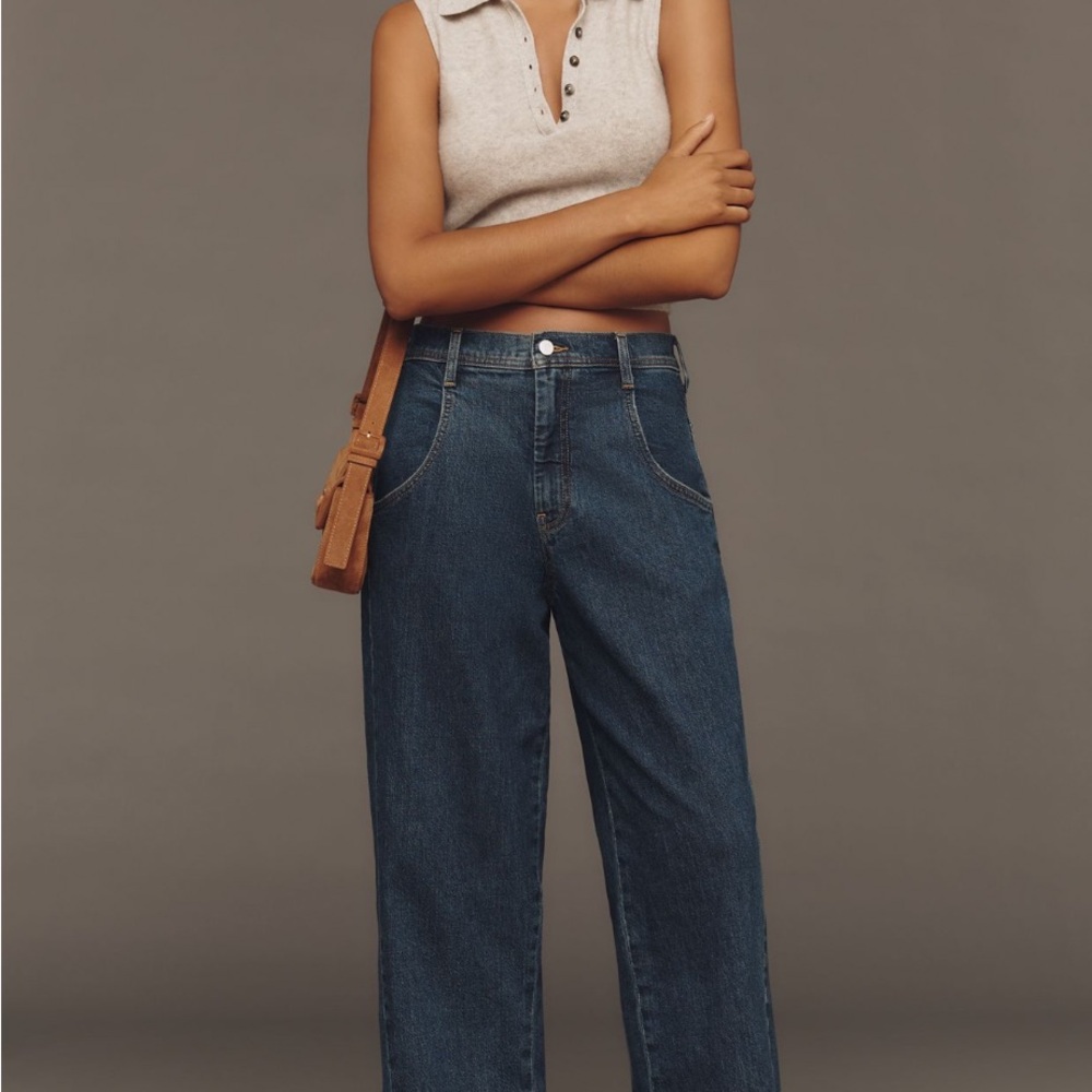 Pilcro Slouchy High-Rise Jeans